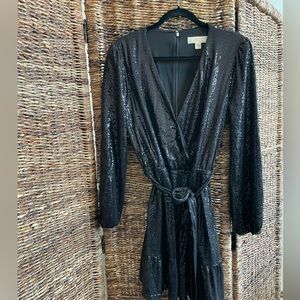 Michael By Michael Kors Sequin Mini Dress